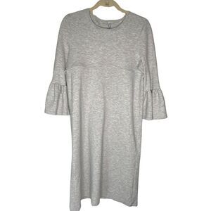 Harper & Bay Maternity Nursing Hidden Zipper Grey Sheath Dress size large